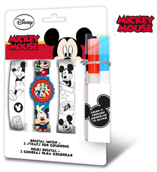Disney Mickey Fun digitális karóra + színezhető óraszíj szett - Image 2