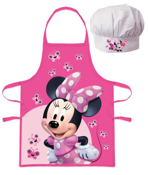 Disney Minnie Sparkling Eyes gyerek kötény 2 darabos szett