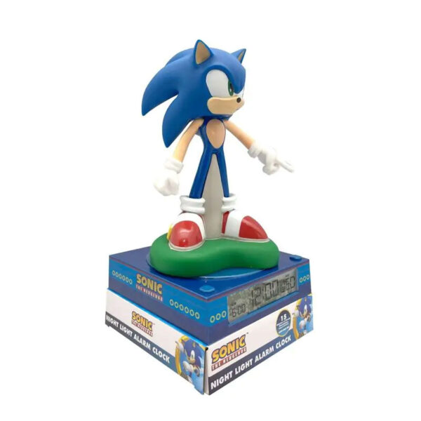 Sonic a sündisznó 3D éjszakai lámpa és ébresztőóra - Image 3
