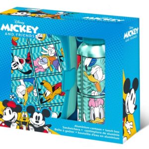 Disney Mickey Friends szendvicsdoboz + alumínium kulacs szett
