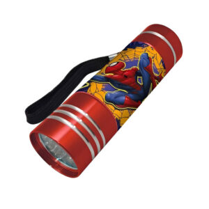 Pókember Red LED elemlámpa 9 cm – Játékmancs