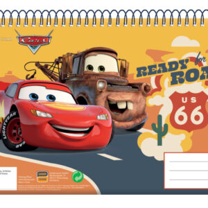Disney Verdák Road A/4 spirál vázlatfüzet