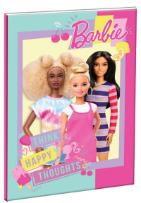 Barbie Happy Thoughts B/5 vonalas füzet 40 lapos – Játékmancs
