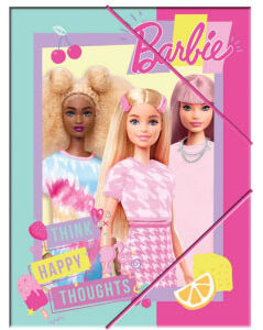 Barbie Happy Thoughts A/4 gumis mappa – Játékmancs