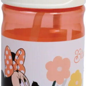 Disney Minnie Floral műanyag kulacs akasztóval 350 ml