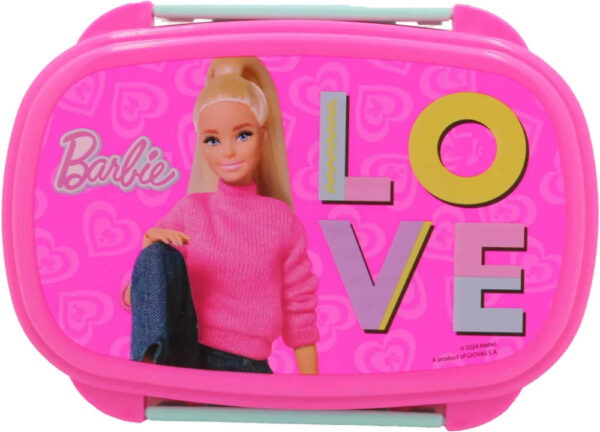 Barbie Love szendvicsdoboz + evőeszköz szett - Image 4