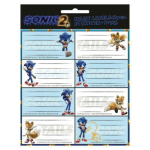 Sonic a sündisznó Speed füzetcímke 16 db-os