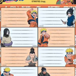 Naruto Fire füzetcímke 16 db-os – Játékmancs
