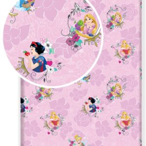 Disney Hercegnők Royal gumis lepedő 90x200 cm