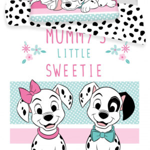 Disney 101 Kiskutya Sweetie gyerek, ovis ágyneműhuzat 100×135cm, 40×60 cm