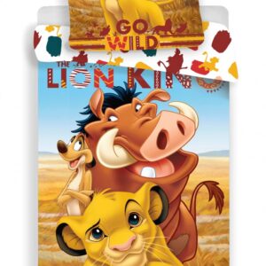 Disney Az Oroszlánkirály Pride Lands Trio gyerek, ovis ágyneműhuzat 100×135cm, 40×60 cm