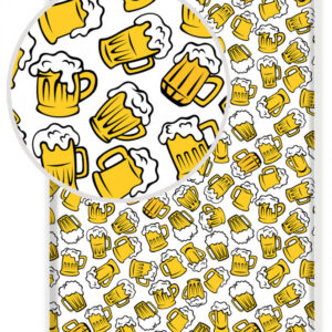 Sör Jug gumis lepedő 90x200 cm
