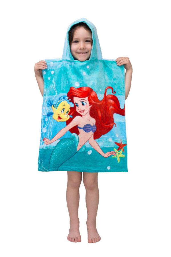Disney Hercegnők Ariel törölköző poncsó 50x115 cm - Image 2