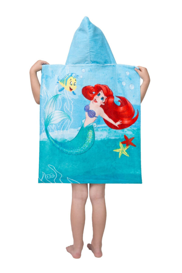 Disney Hercegnők Ariel törölköző poncsó 50x115 cm - Image 3