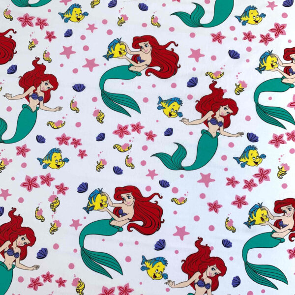Disney Hercegnők Ariel gumis lepedő 90x200 cm - Image 4