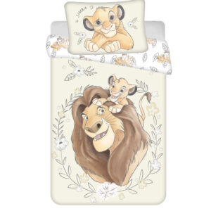 Disney Az Oroszlánkirály Simba gyerek, ovis ágyneműhuzat 100×135 cm, 40×60 cm