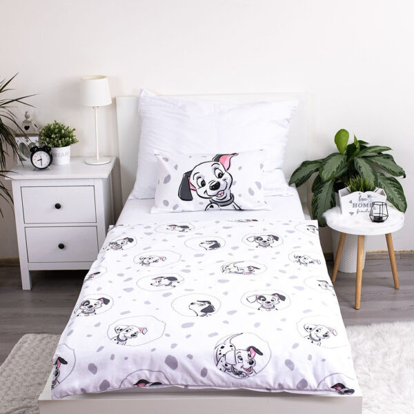 Disney 101 Kiskutya White gyerek, ovis ágyneműhuzat 100×135cm, 40×60 cm - Image 3