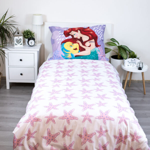 Disney Hercegnők Ariel Pink ágyneműhuzat 140×200cm, 70×90 cm - Image 3
