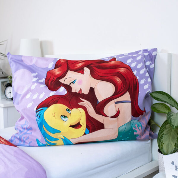 Disney Hercegnők Ariel Pink ágyneműhuzat 140×200cm, 70×90 cm - Image 4