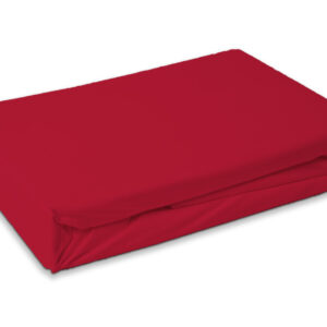 Piros Red frottír gumis lepedő 90x200 cm
