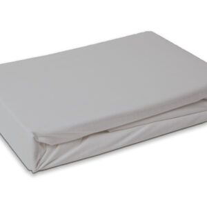 Szürke Light Grey frottír gumis lepedő 60x120 cm