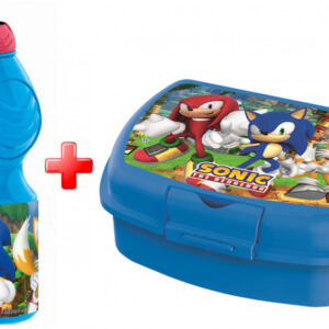 Sonic a sündisznó kulacs és szendvicsdoboz szett