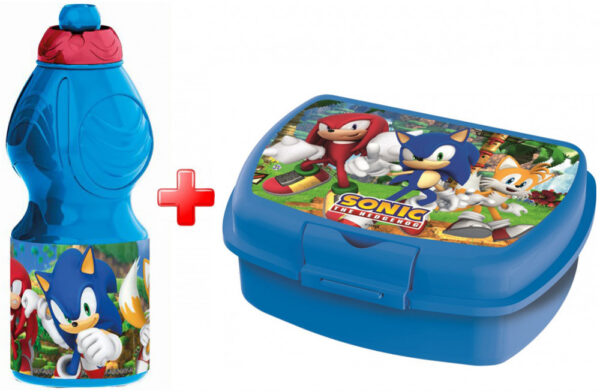 Sonic a sündisznó kulacs és szendvicsdoboz szett