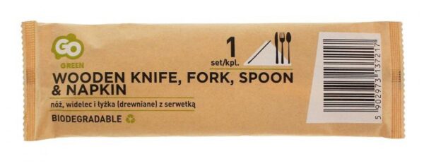 Fa Wooden villa, kanál és kés szalvétával - Image 2