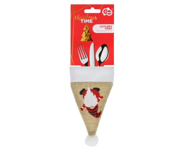 Karácsonyi Gnome evőeszköz kabát 11 cm - Image 4