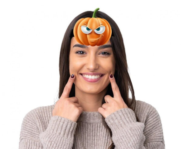 Halloween Boo fejpánt 4 db-os - Image 2