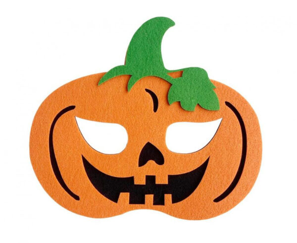Scary Pumpkin, Tök filc maszk 18 cm