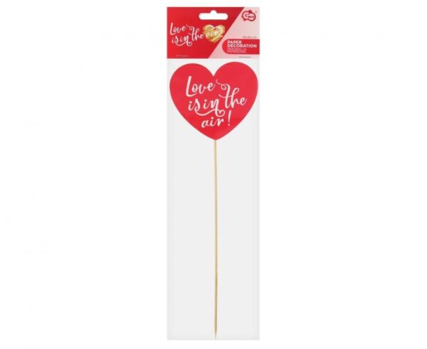Szerelem Love is in the air papír dekoráció 30 cm - Image 2