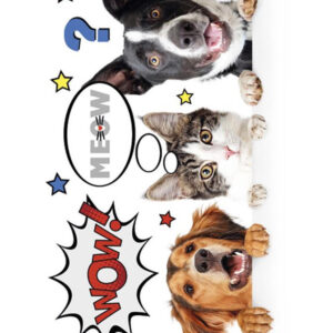 Állatos Furry Friends A/4 gumis mappa – Játékmancs