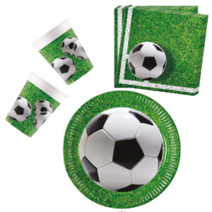 Focis Soccer Field party szett 36 db-os 23 cm-es tányérral