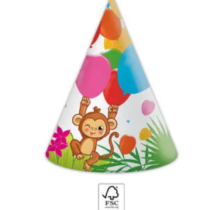 Dzsungel Balloons parti kalap