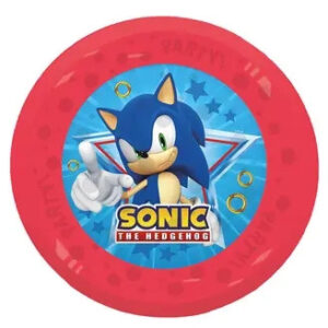 Sonic a sündisznó Sega micro prémium műanyag lapostányér 21 cm