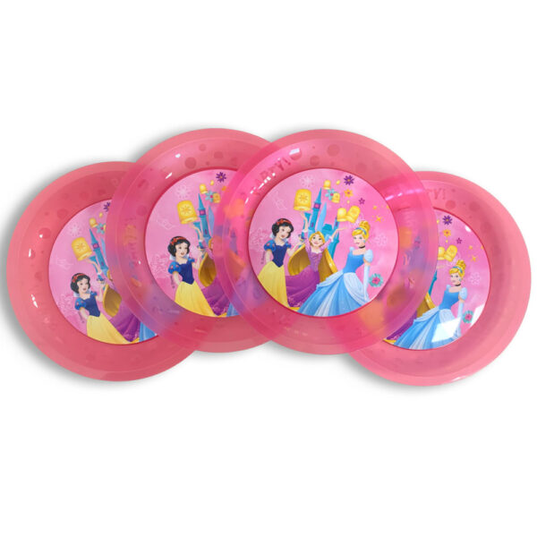 Disney Hercegnők Live Your Story micro prémium műanyag lapostányér 4 db-os szett 21 cm - Image 2