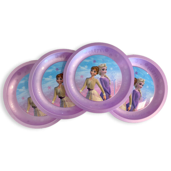 Disney Jégvarázs Wind micro prémium műanyag lapostányér 4 db-os szett 21 cm - Image 2