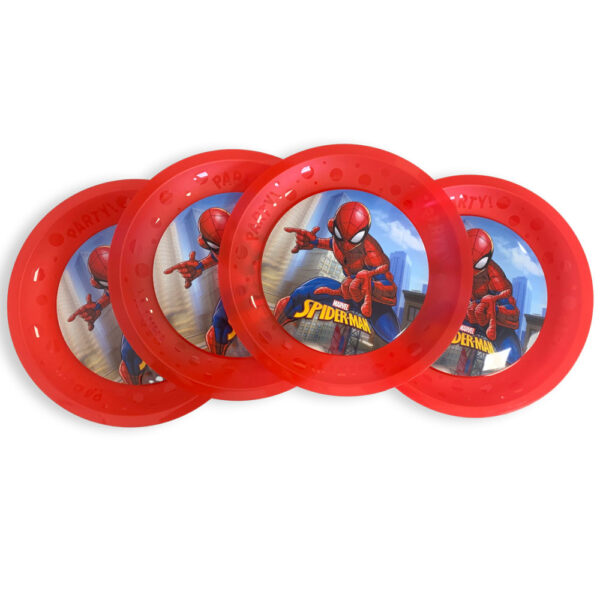 Pókember Crime Fighter micro prémium műanyag lapostányér 4 db-os szett 21 cm - Image 2