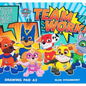 Mancs Őrjárat Team Work A/3 vázlatfüzet