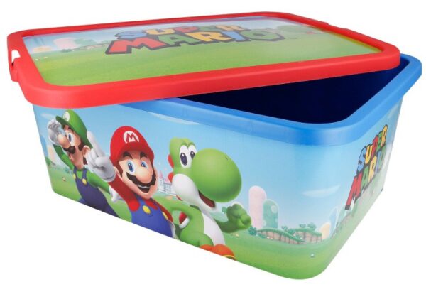 Super Mario Mushroom Kingdom műanyag tároló doboz 13 L - Image 3