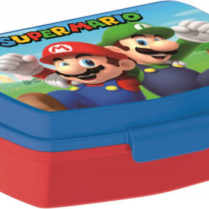 Super Mario Mushroom Kingdom funny műanyag szendvicsdoboz