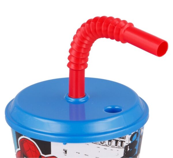 Pókember Streets szívószálas pohár, műanyag 430 ml - Image 3