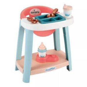 Écoiffier: Etetőszék játékbabák számára - 7 db-os szett