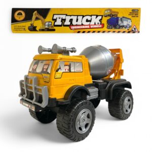 Teherautó, betonkeverõ, szabadonfutó, 23x43+ cm zacsk.