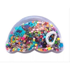 Ékszerkészítő szett szivárvány alakú dobozban