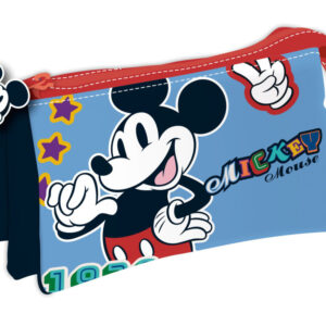 Disney Mickey Retro 3 rekeszes tolltartó 21 cm – Játékmancs