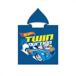 Hot Wheels Twin Duction strand törölköző poncsó 55x110 cm – Játékmancs