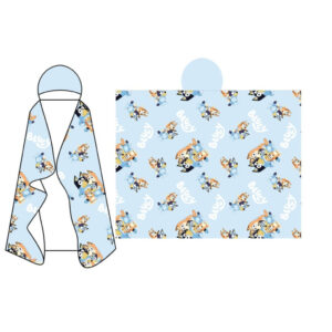 Bluey Family kapucnis takaró 120x150cm – Játékmancs