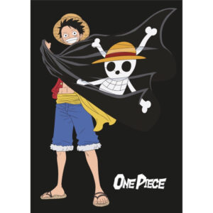 One Piece Jolly Roger polár takaró 100x140cm – Játékmancs